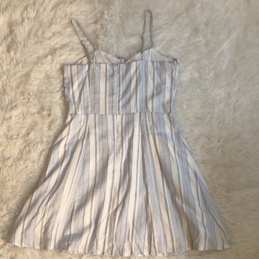 SOLD! By The Way Revolve Blue & White Striped Mini Dress 💙🤍 - Picture 9 of 10